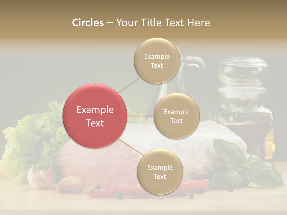 Slice Cutting Cow PowerPoint Template