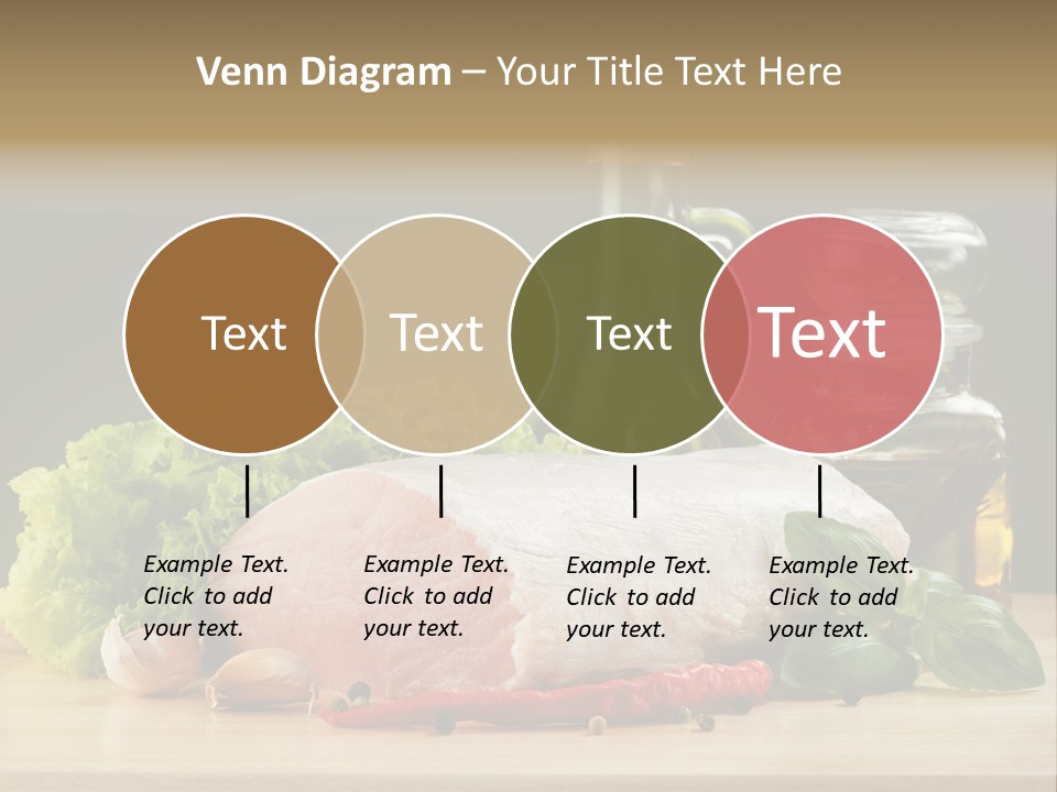 Slice Cutting Cow PowerPoint Template