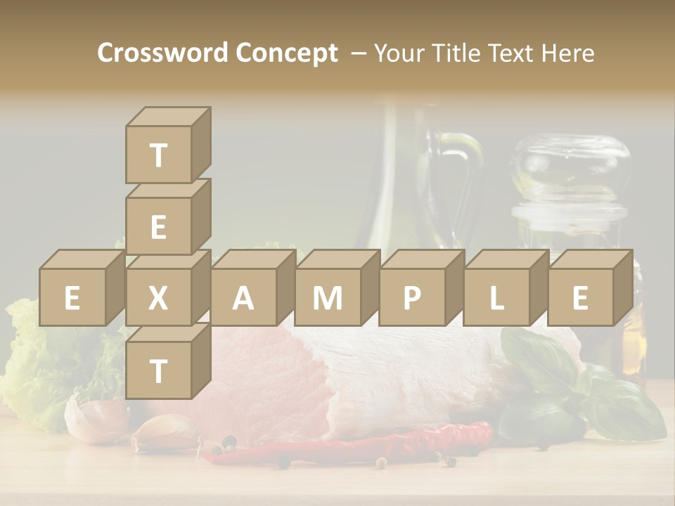 Slice Cutting Cow PowerPoint Template