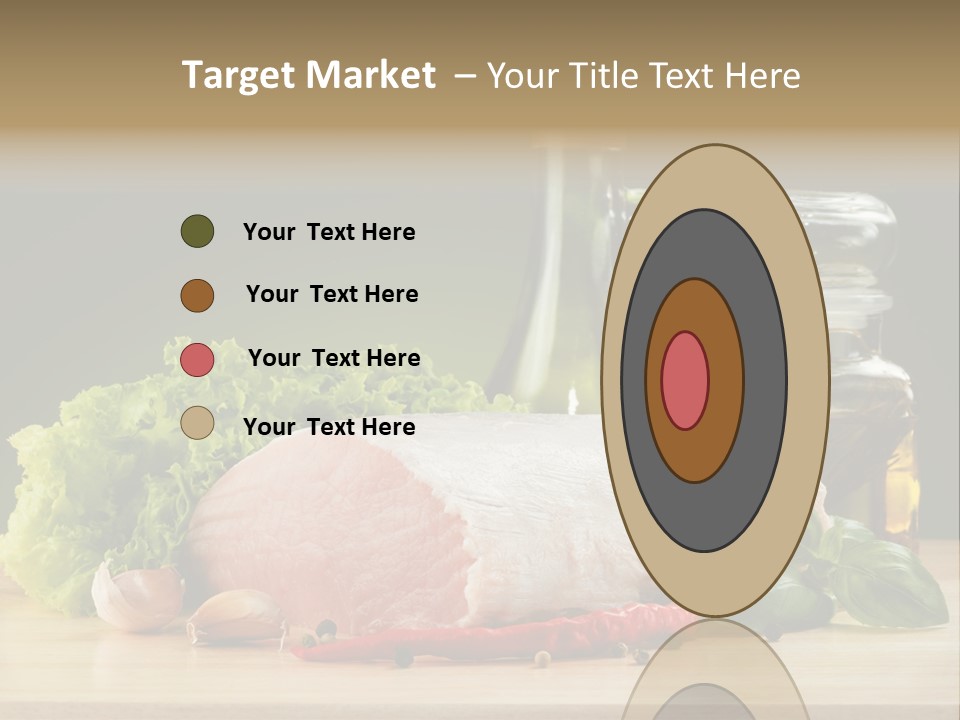 Slice Cutting Cow PowerPoint Template