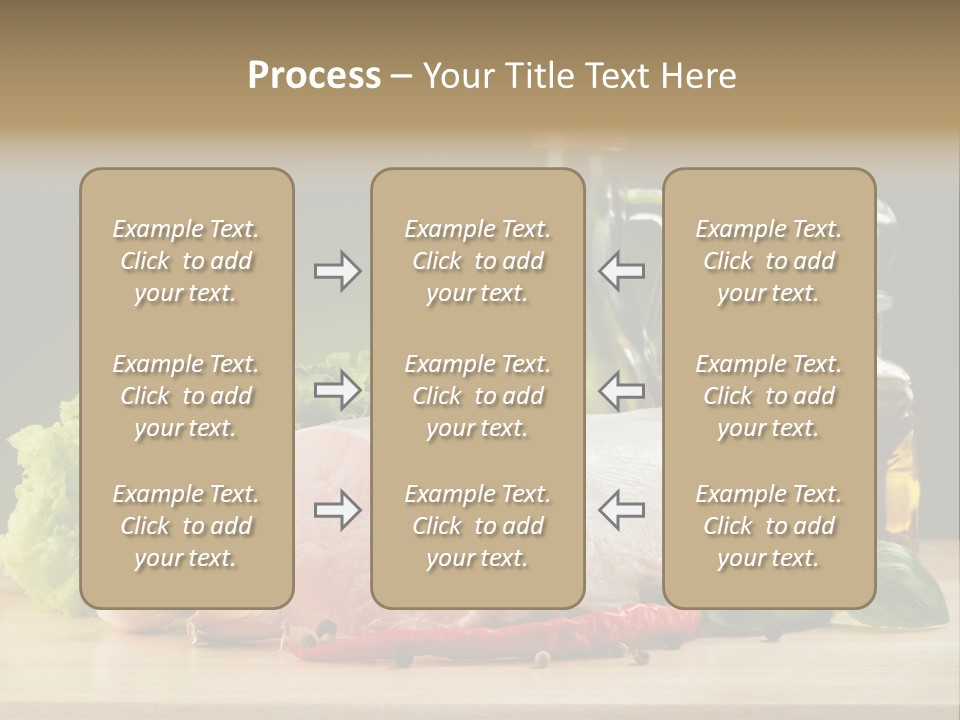 Slice Cutting Cow PowerPoint Template