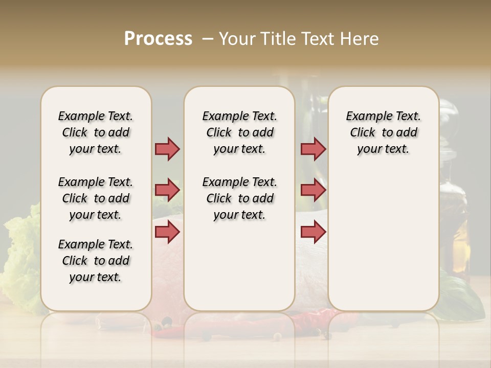 Slice Cutting Cow PowerPoint Template