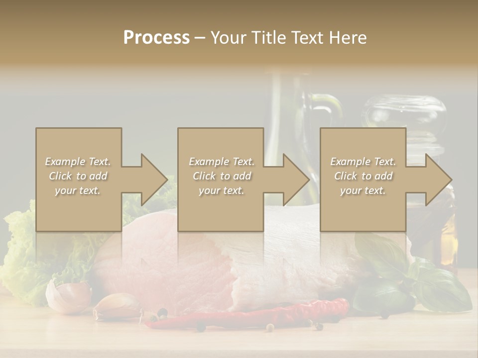 Slice Cutting Cow PowerPoint Template