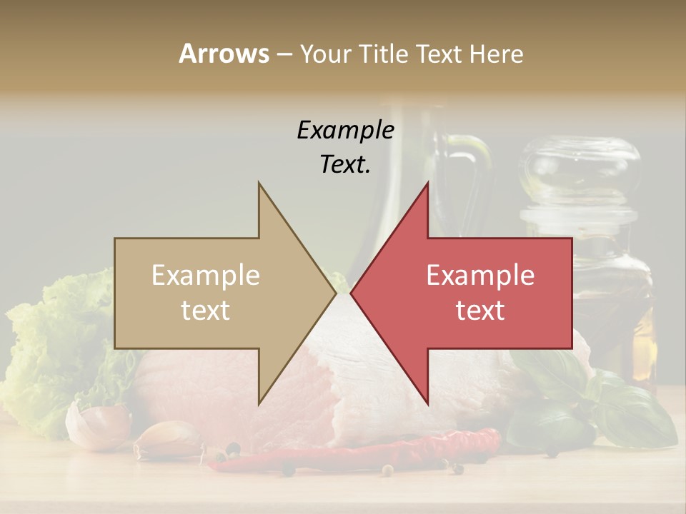 Slice Cutting Cow PowerPoint Template