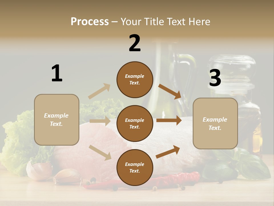 Slice Cutting Cow PowerPoint Template