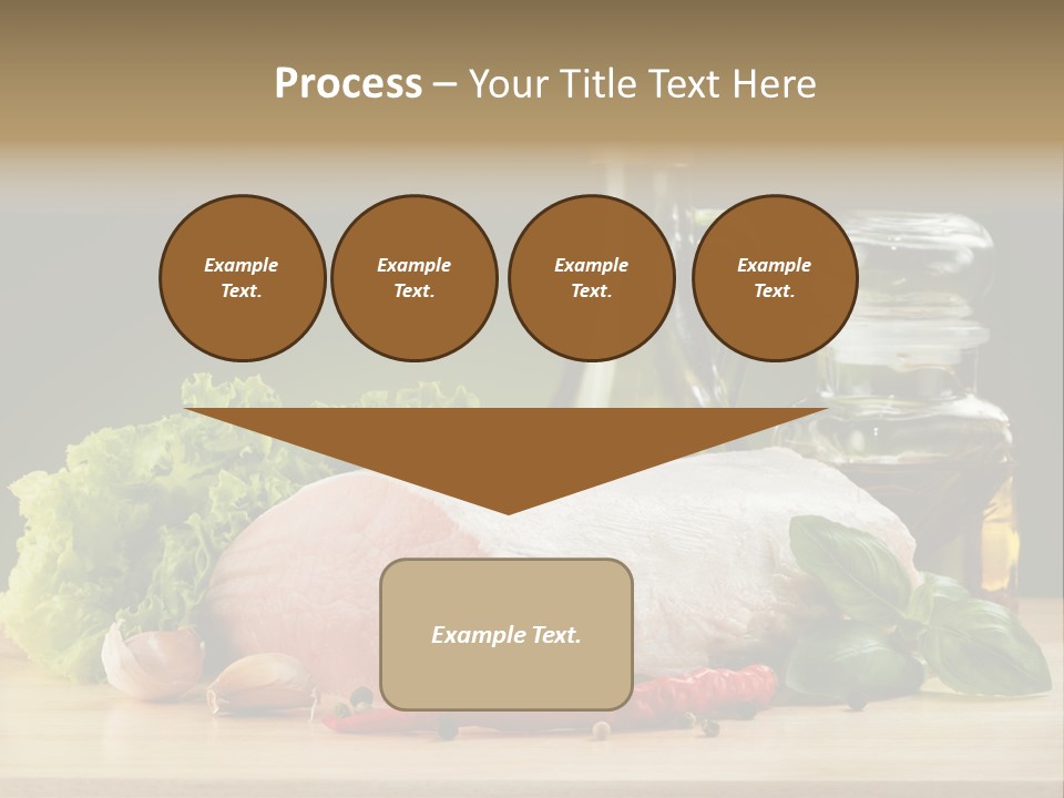 Slice Cutting Cow PowerPoint Template