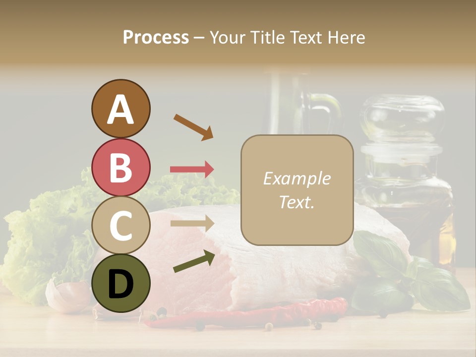 Slice Cutting Cow PowerPoint Template
