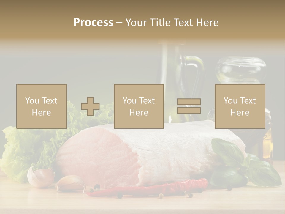 Slice Cutting Cow PowerPoint Template