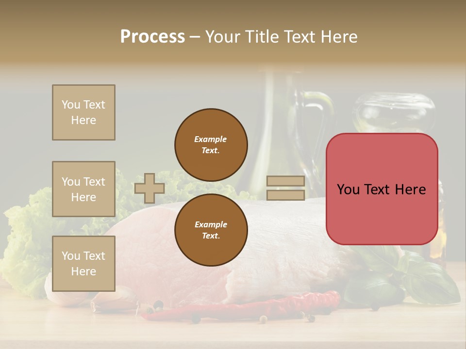 Slice Cutting Cow PowerPoint Template