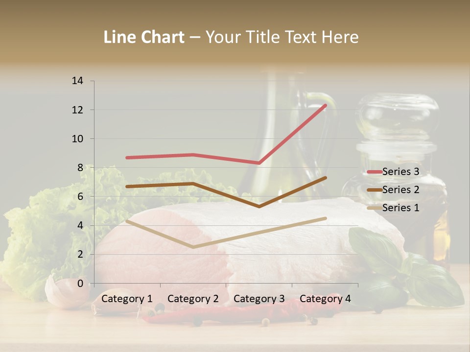 Slice Cutting Cow PowerPoint Template