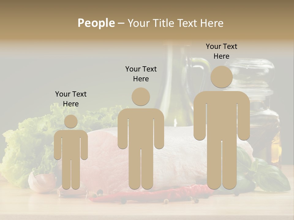 Slice Cutting Cow PowerPoint Template