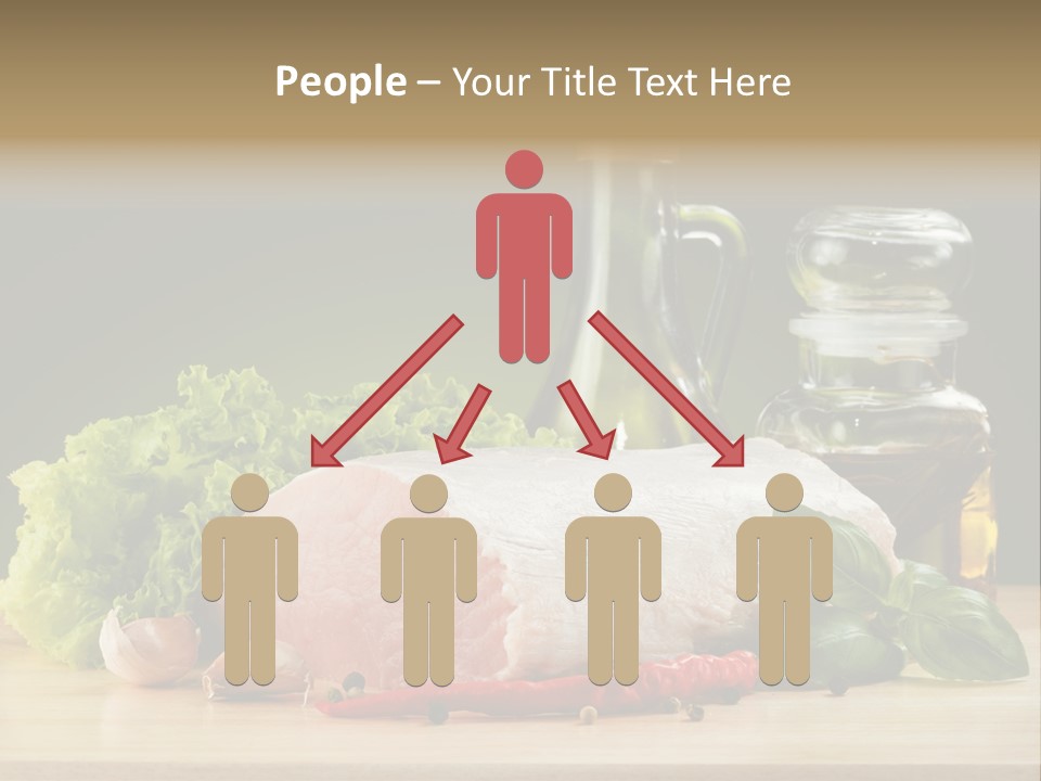 Slice Cutting Cow PowerPoint Template