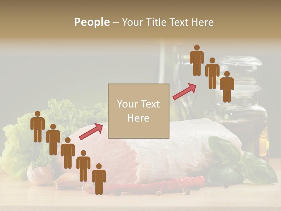 Slice Cutting Cow PowerPoint Template