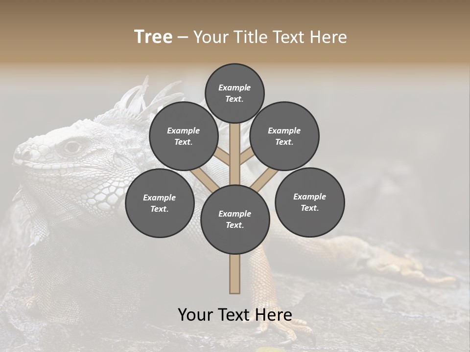 Amazing Profile Tree PowerPoint Template