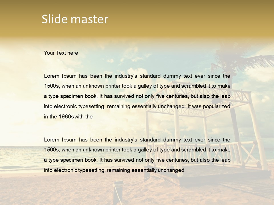 White Groom Retro PowerPoint Template