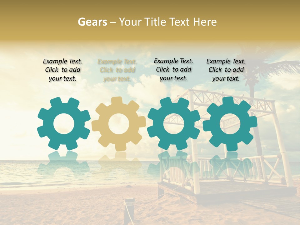 White Groom Retro PowerPoint Template