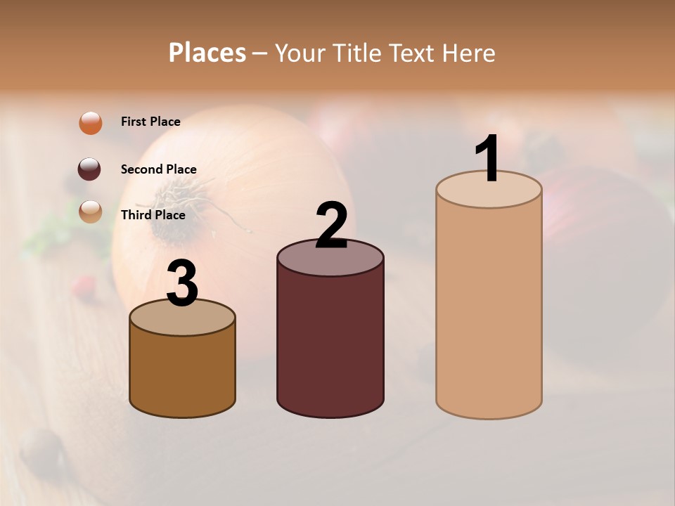 Root Board Food PowerPoint Template