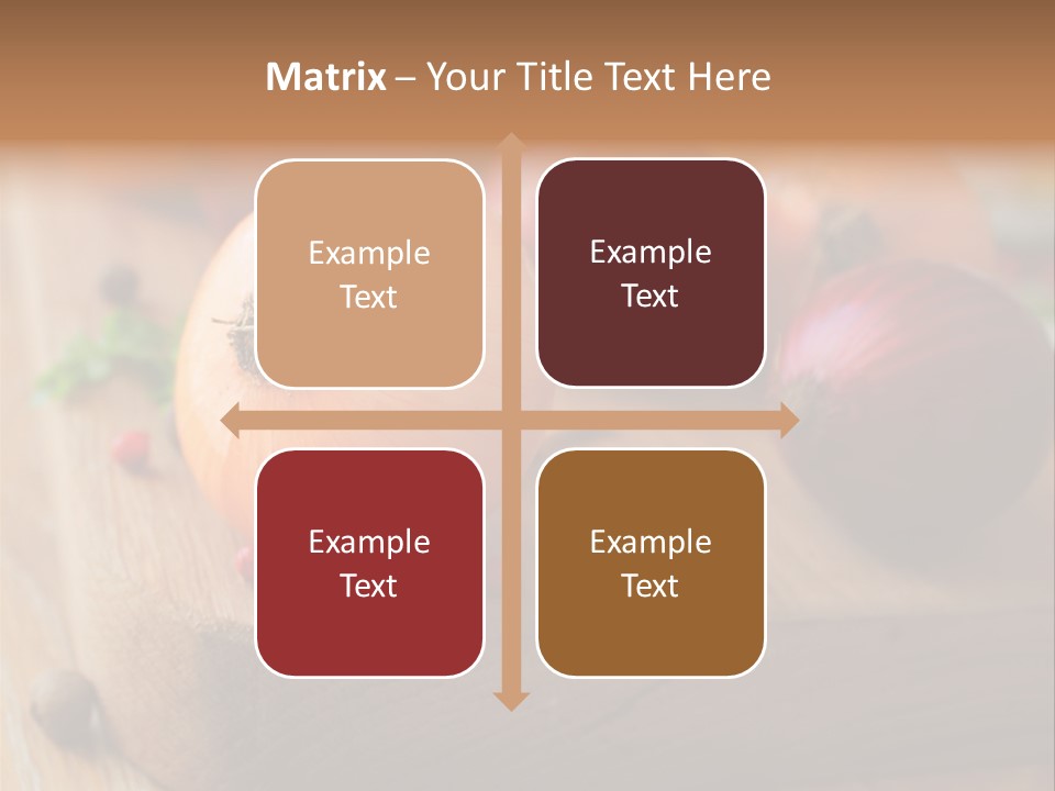 Root Board Food PowerPoint Template