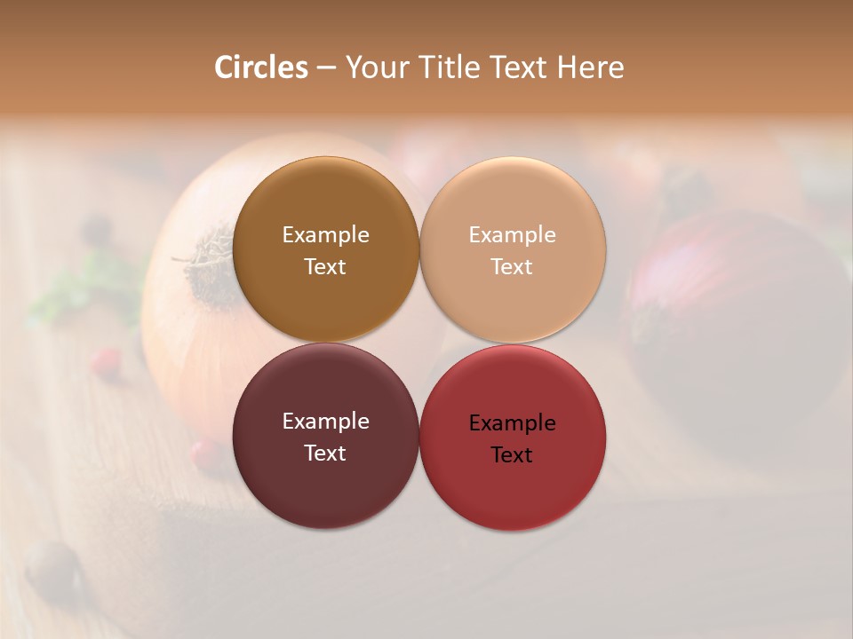 Root Board Food PowerPoint Template