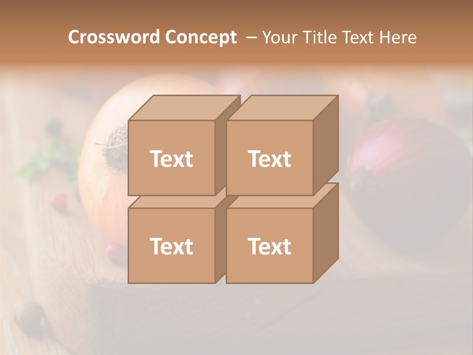 Root Board Food PowerPoint Template