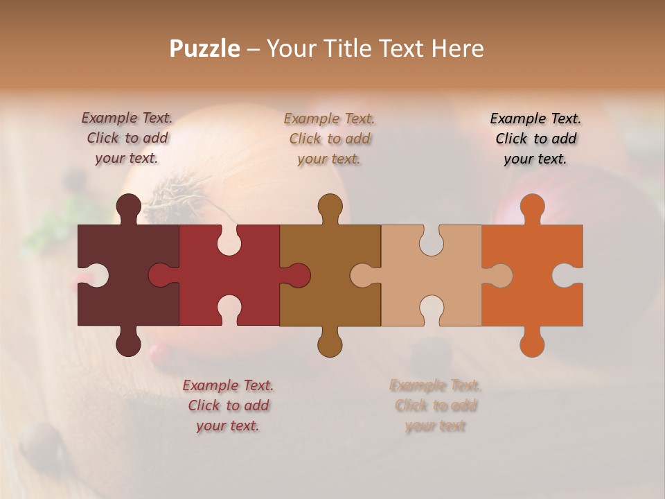 Root Board Food PowerPoint Template