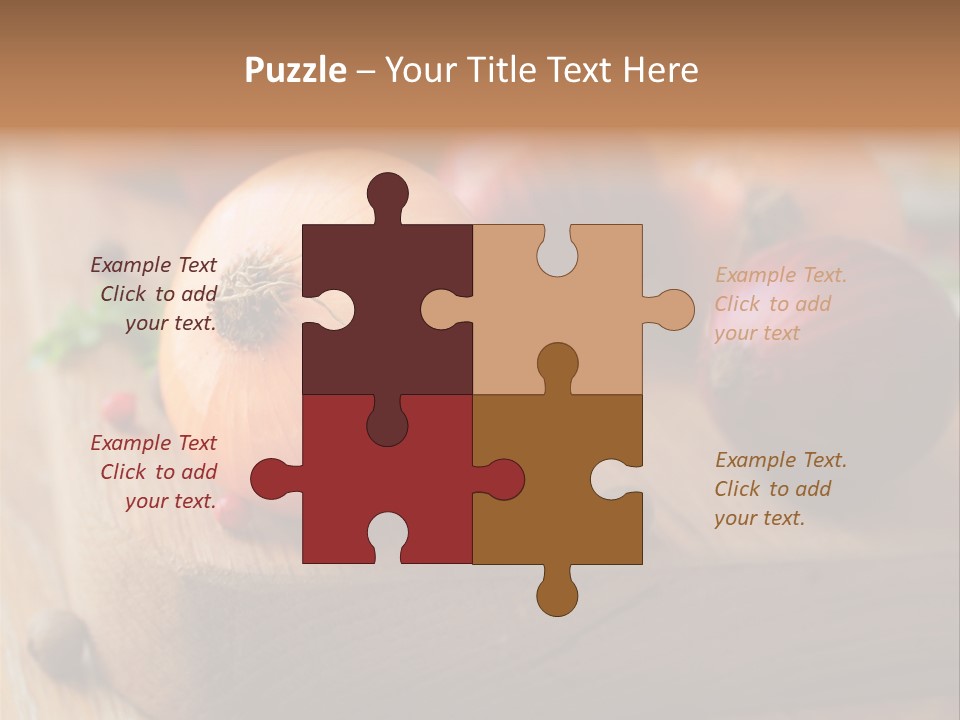 Root Board Food PowerPoint Template