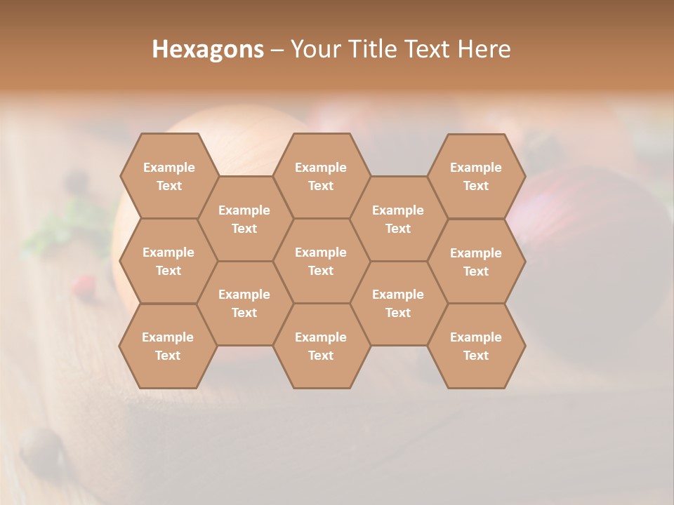 Root Board Food PowerPoint Template