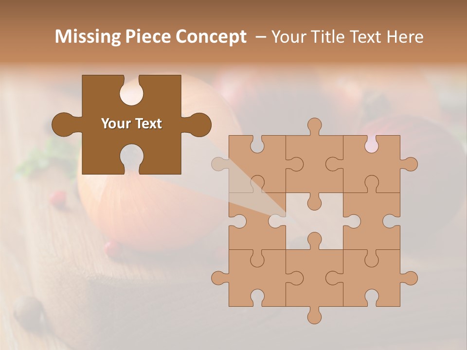 Root Board Food PowerPoint Template