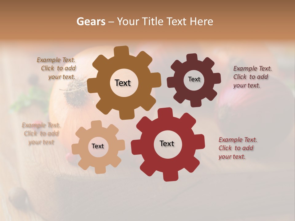 Root Board Food PowerPoint Template