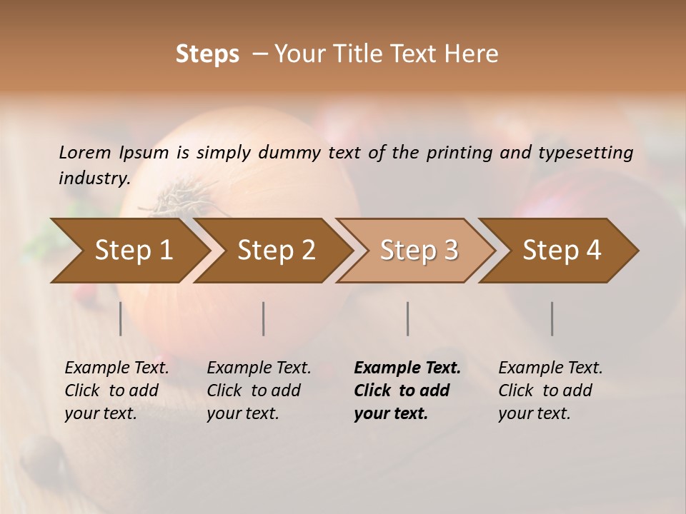 Root Board Food PowerPoint Template
