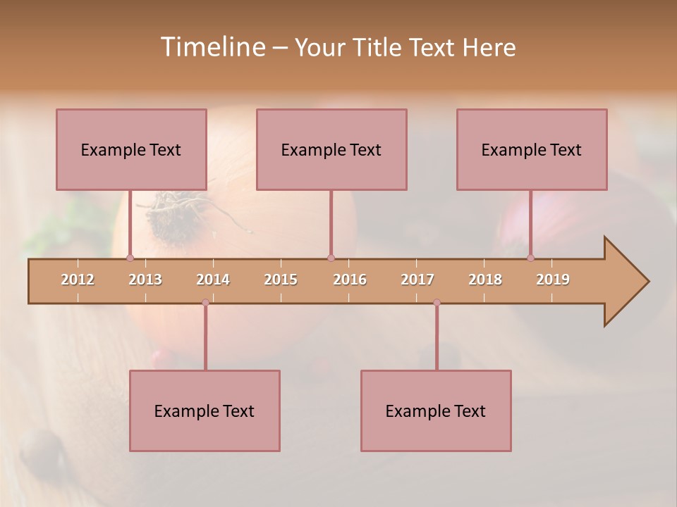 Root Board Food PowerPoint Template