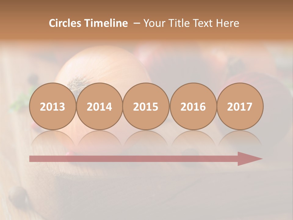 Root Board Food PowerPoint Template