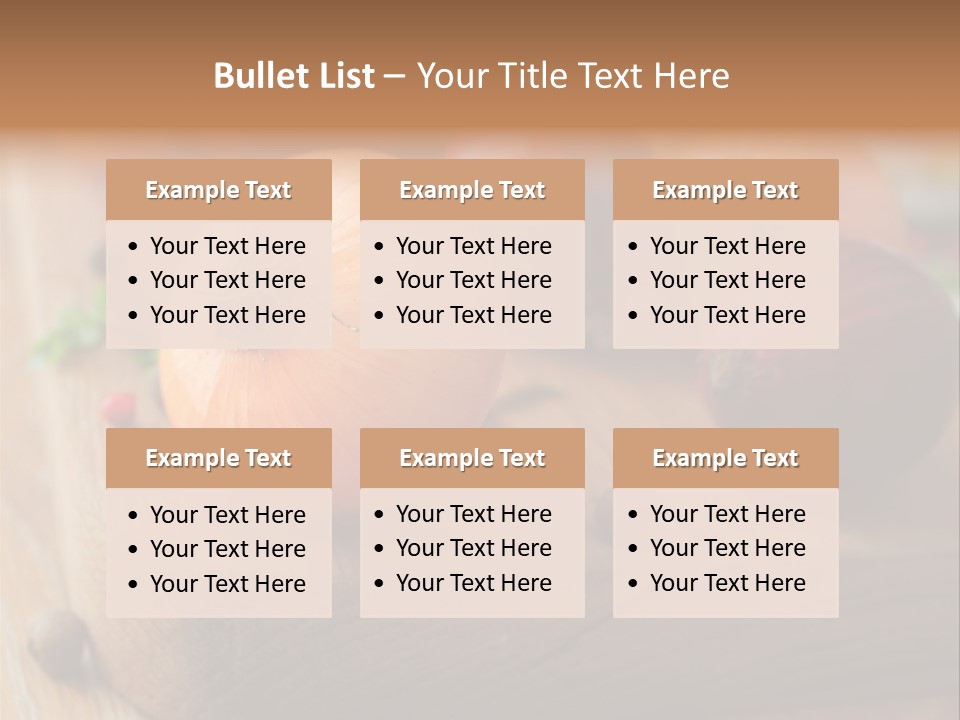 Root Board Food PowerPoint Template