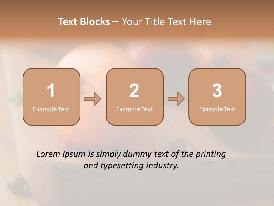 Root Board Food PowerPoint Template