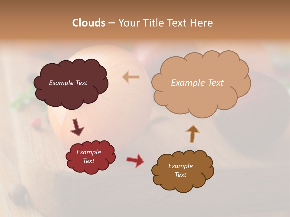 Root Board Food PowerPoint Template