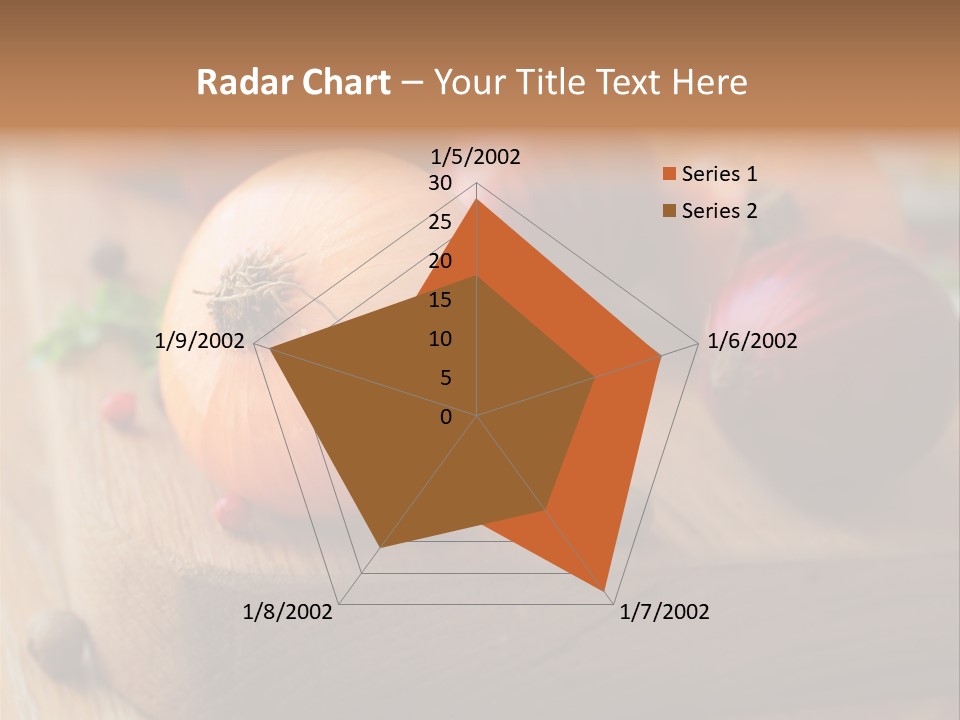 Root Board Food PowerPoint Template