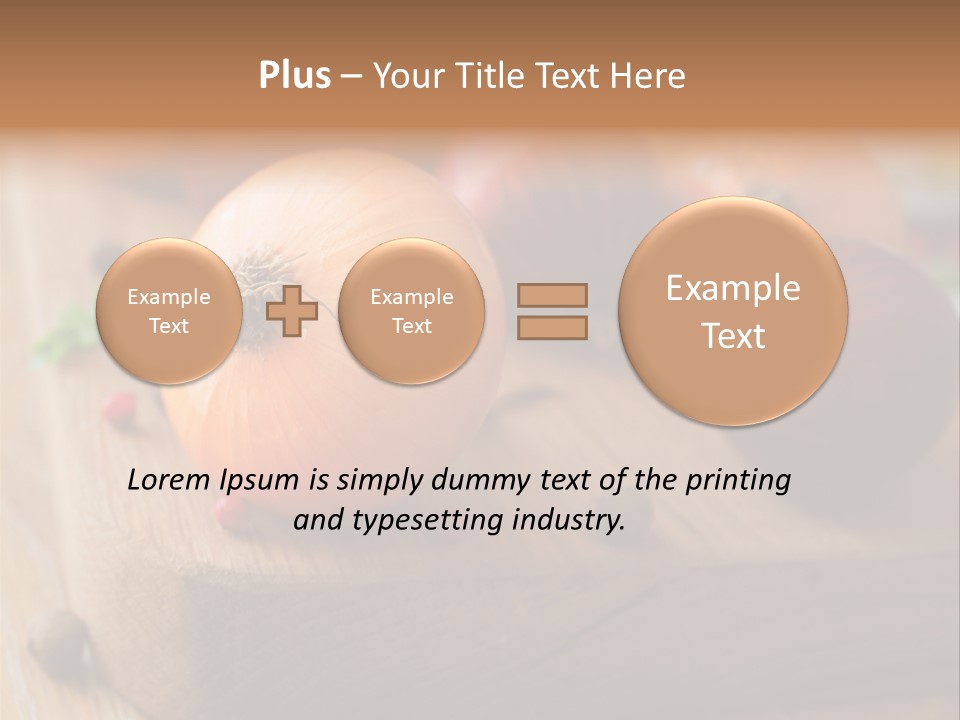 Root Board Food PowerPoint Template