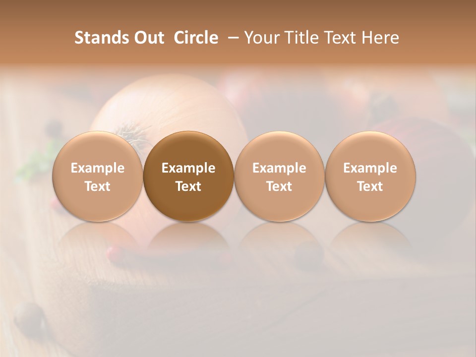 Root Board Food PowerPoint Template