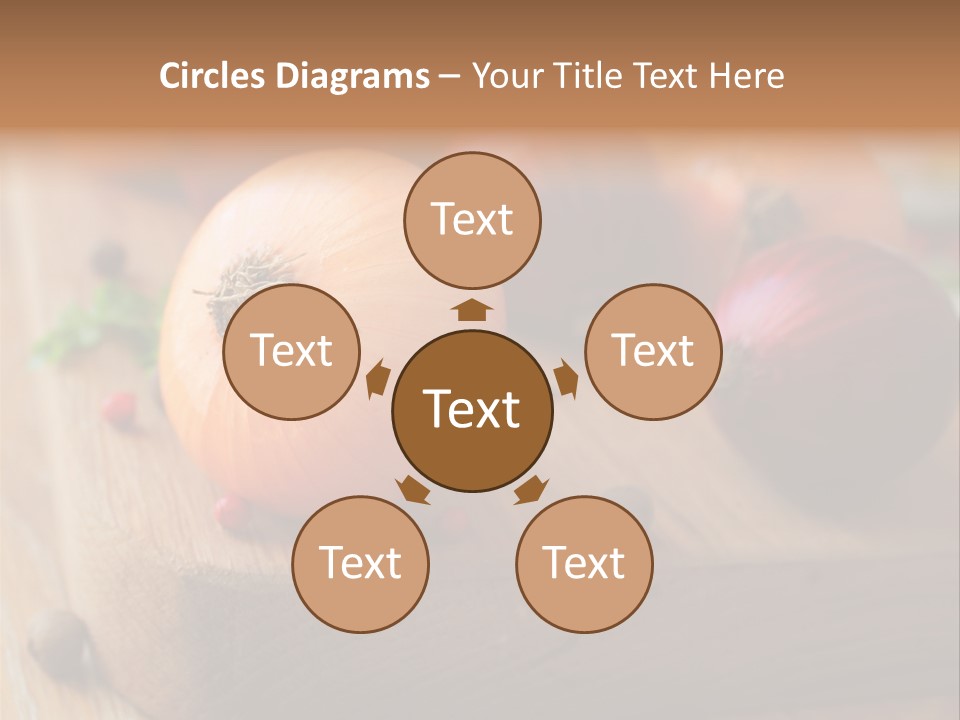 Root Board Food PowerPoint Template