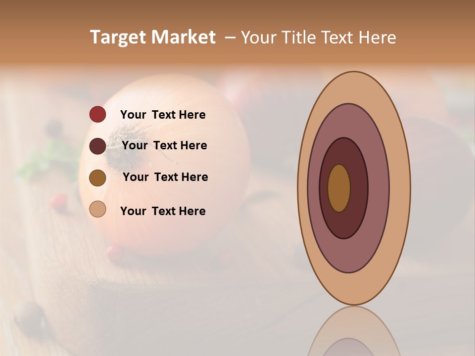 Root Board Food PowerPoint Template