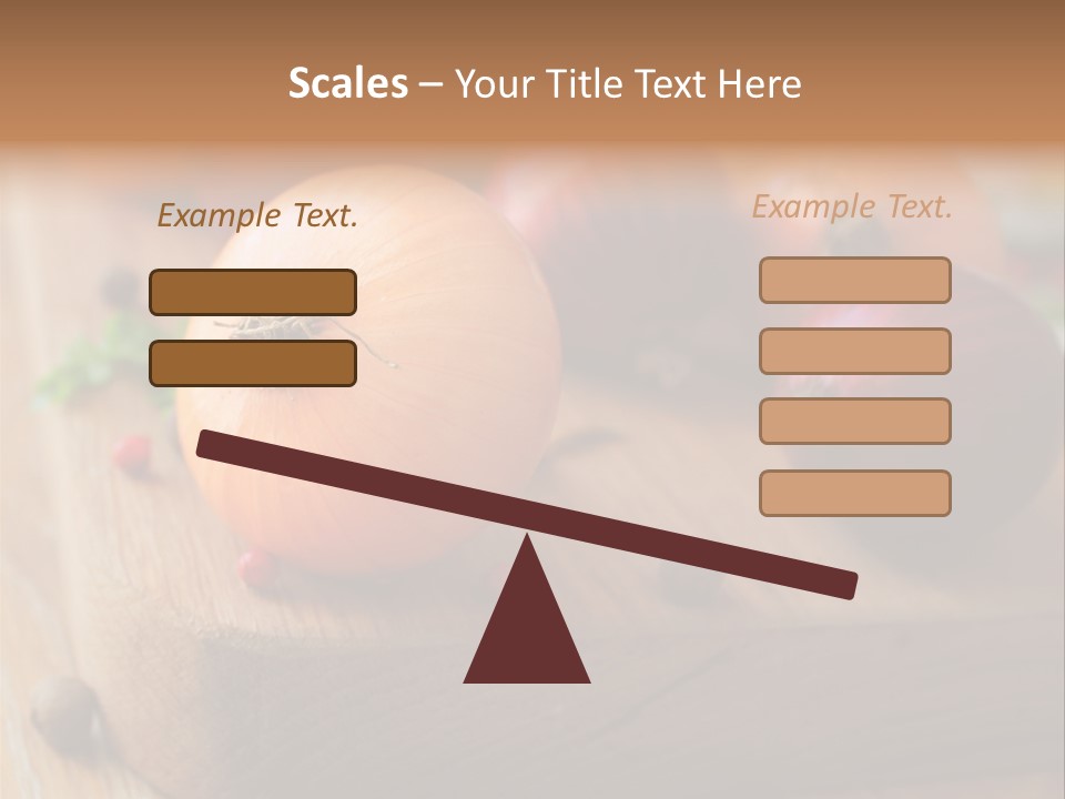 Root Board Food PowerPoint Template