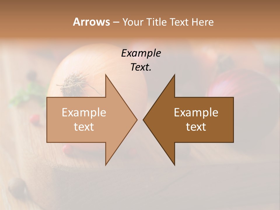 Root Board Food PowerPoint Template