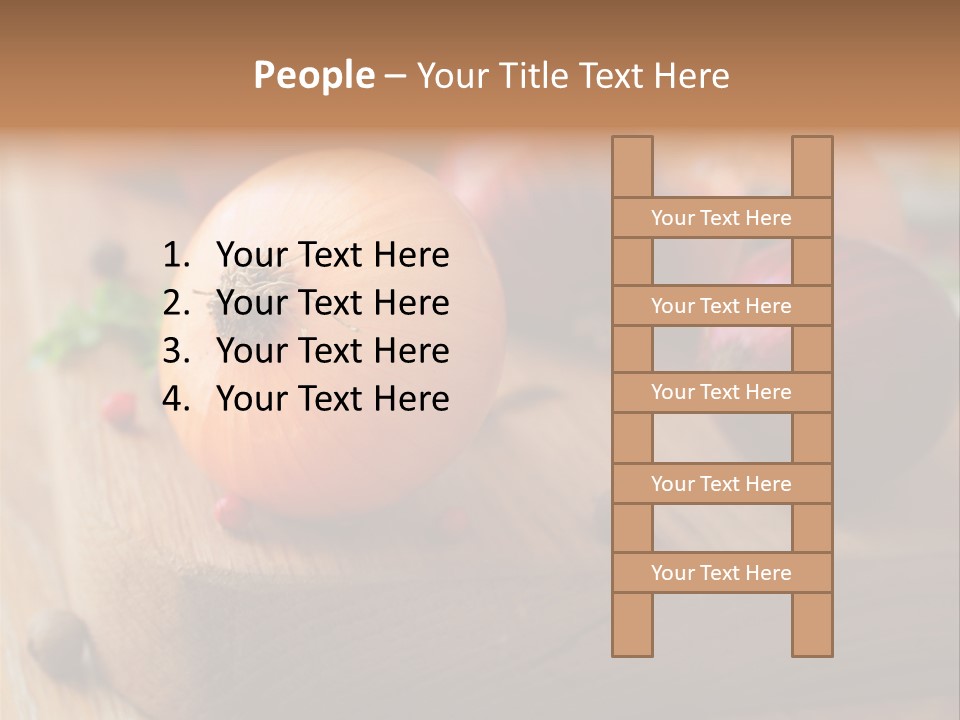 Root Board Food PowerPoint Template