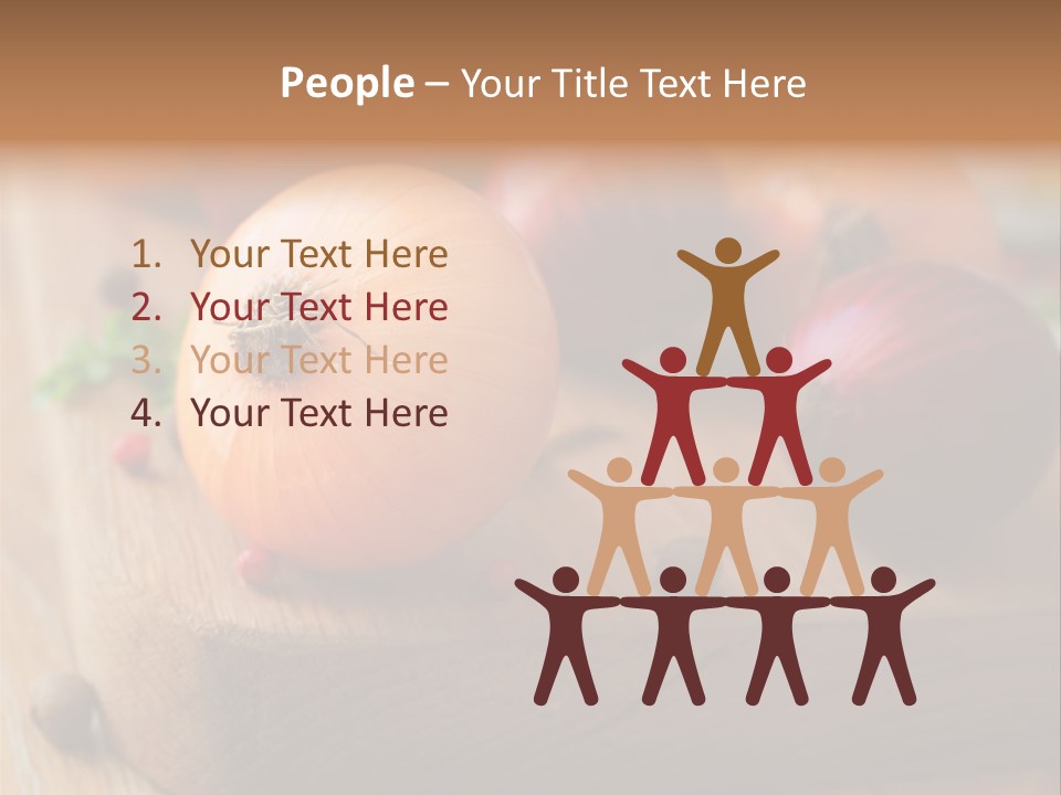 Root Board Food PowerPoint Template