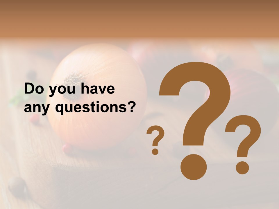 Root Board Food PowerPoint Template