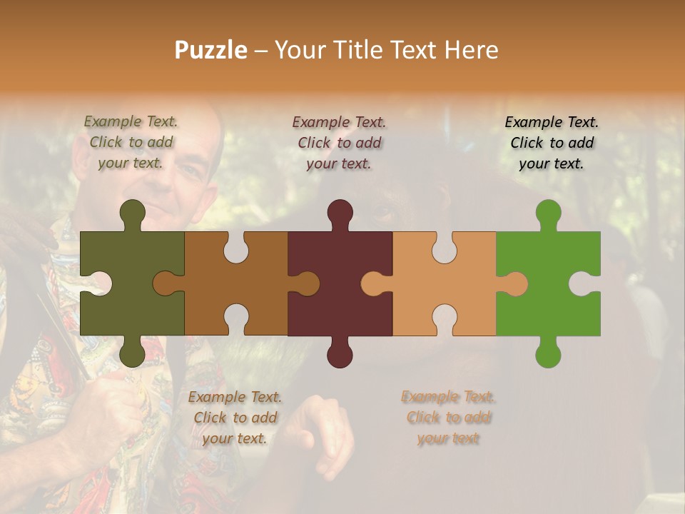 Woman Old Teenager PowerPoint Template