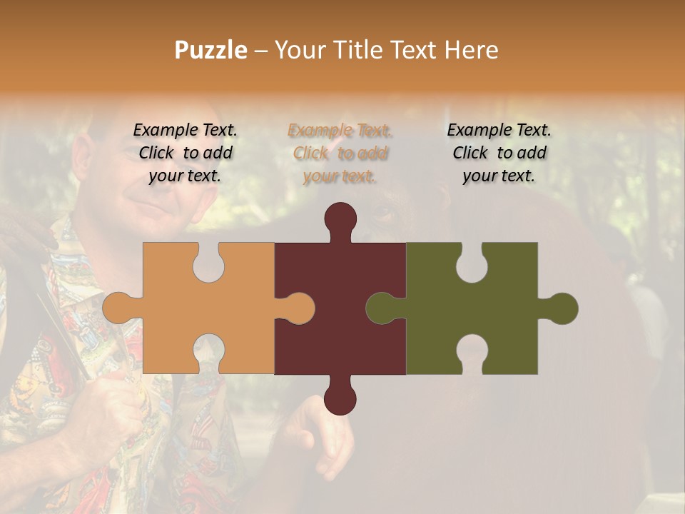 Woman Old Teenager PowerPoint Template