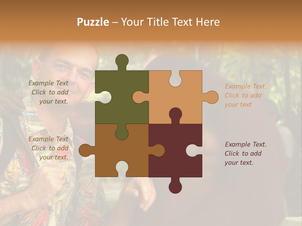 Woman Old Teenager PowerPoint Template