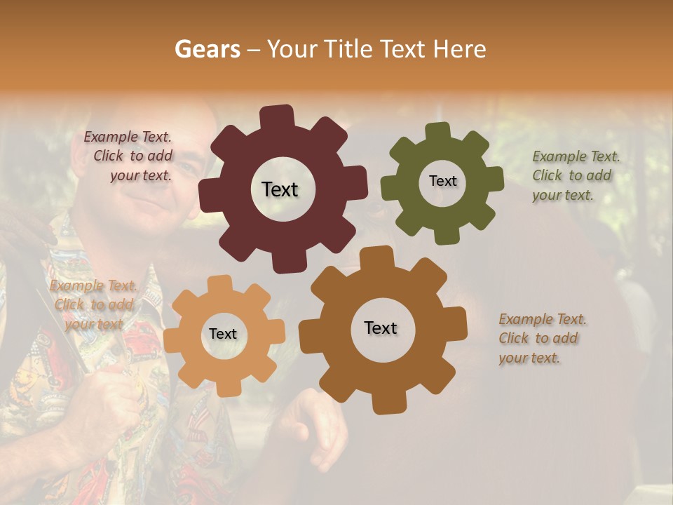 Woman Old Teenager PowerPoint Template