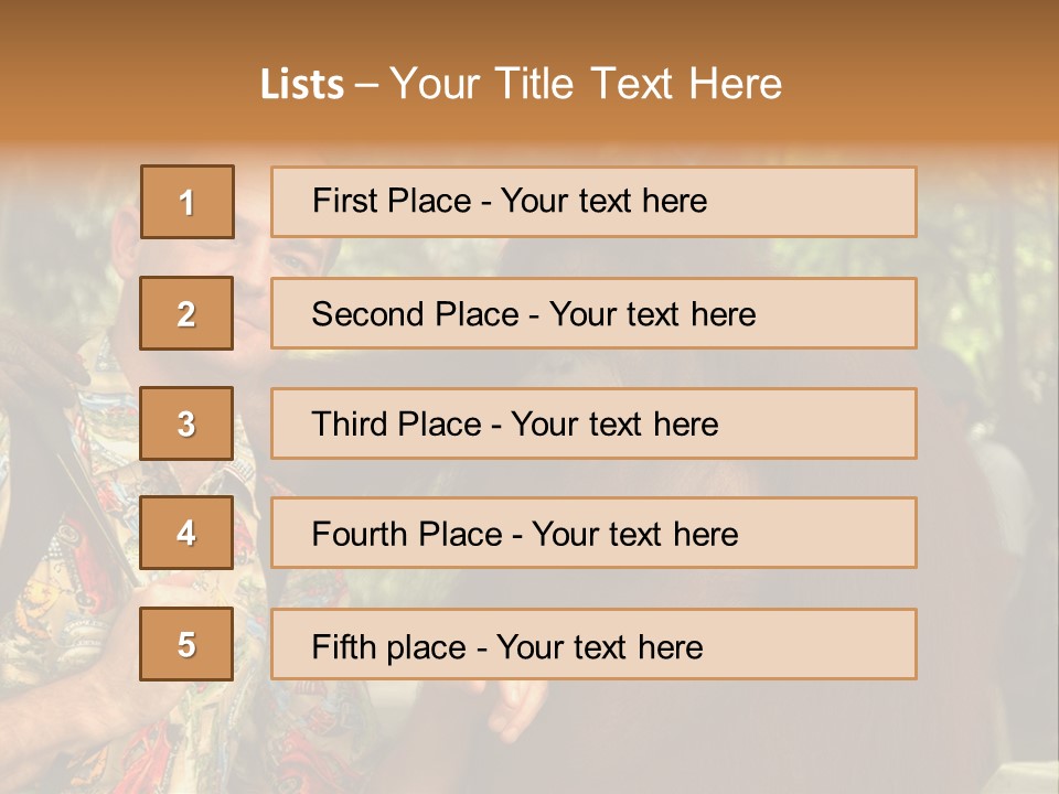 Woman Old Teenager PowerPoint Template
